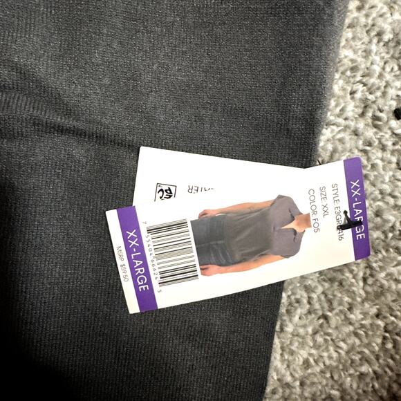 DKNY Gray Sleeveless Polo Shirt Soft Plus Size XXL Women's New with Tags - Picture 2 of 5